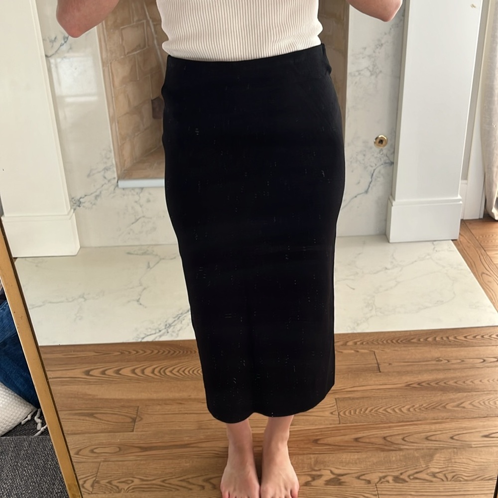 COS Black Midi Pencil Skirt for Work - Picture 5 of 10